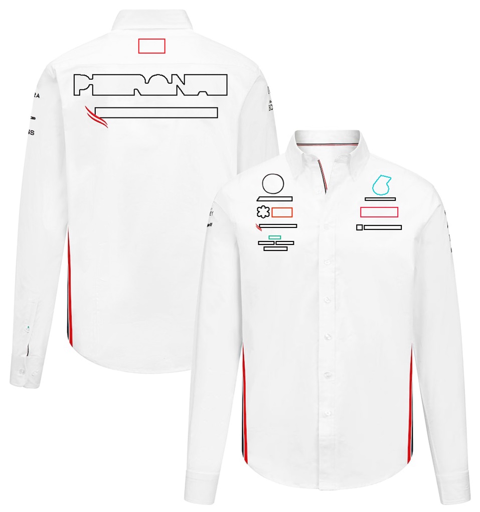 

2023 New F1 Racing Long-sleeved Shirt Formula 1 Team T-shirt Polo Shirt Driver Same Fans T-Shirt Jersey Spring Men's Tops Custom