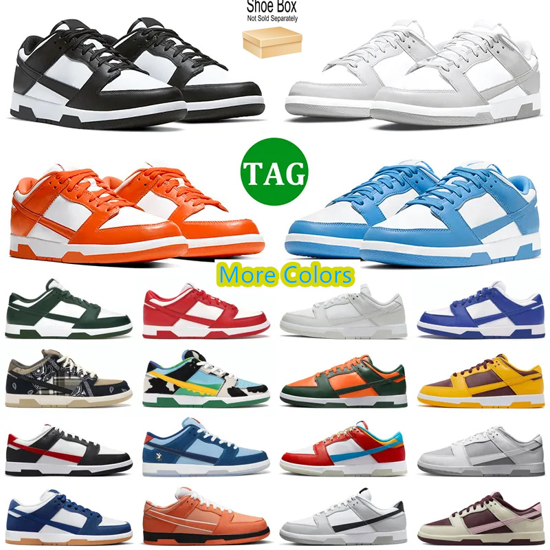 

2023 Running Shoes Men Women D*unk Casual Shoes Black White Panda Photon Dust Kentucky UNC Syracuse Brazil Plum Chicago Red Trail Syracuse Georgetown Panda Sneakers