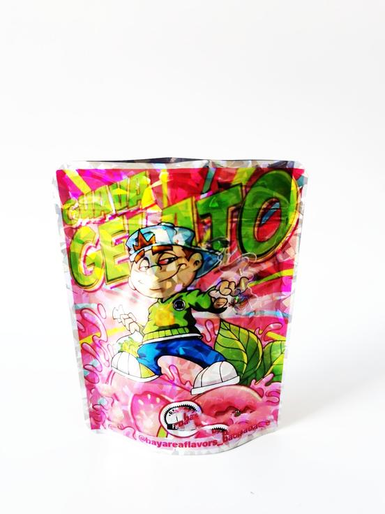 

Packing Bags Guava 3.5G Smell Proof Plastic Mylar Edibles Backpack Boyz Runty Gelato Zerbert Special Die Cut Shaped Zipper Flower Ca Ottnq