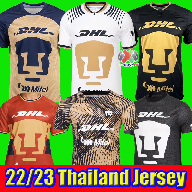 

LIGA MX 2021 2022 Club Universidad Nacional UNAM PUM Soccer Jerseys MEN Home Away Third Gold Stadium Jersey 20 21 22 Castillo Camiseta PRE-MATCH Football Shirts, Home + mx