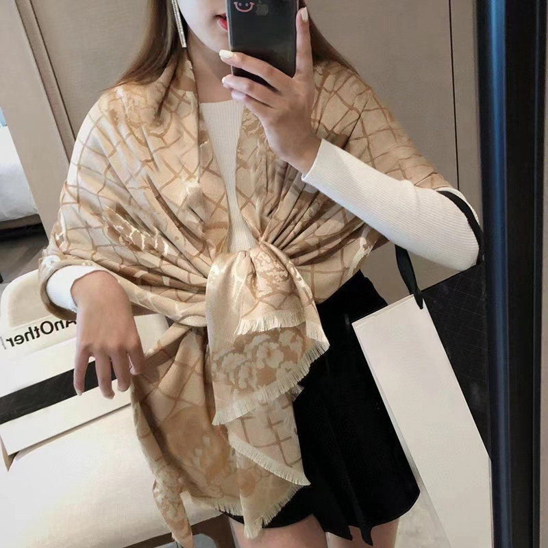 Luxury Women's Scarf Design Spring Silk Pashmina Neckerchief Bandana Female Hijab Headband Wrist Wraps Shawl-image-850326271