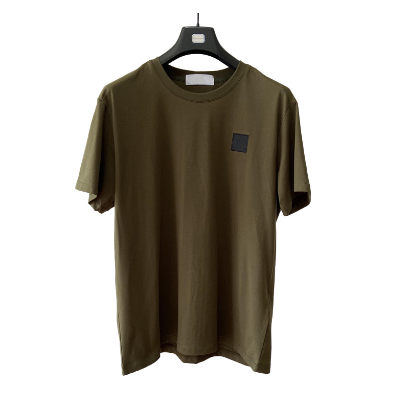 

Tees Short Sleeve Mens Polos Clothing T-Shirts Summer Simple High Quality Cotton Casual Solid Color T-shirt Men Fashion Top 8K5W, Beige