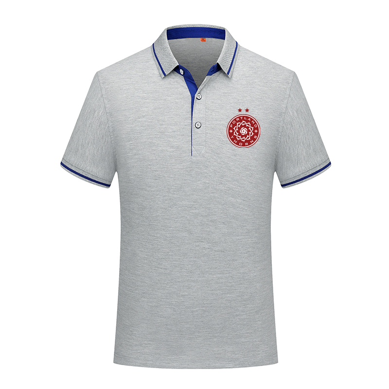 

Casual Portland Thorns FC Mens Polos Summer Men Business Fashion Top Men's sports Run Short Sleeve soccer Polo Shirts football training PoloShirt Asian Size S-6XL, Red