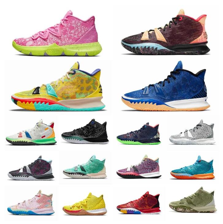 

2023 Kyrie 7 basketball shoes One World People Chip Copa Grind 5 mens Kyries 7s Irving 5s sponge sandy Creator Hendrix Horus Rayguns Daybreak trainers Sports Sneakers, 34