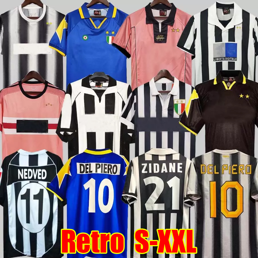 

Retro DEL PIERO Conte soccer jerseys PIRLO Buffon INZAGHI 84 85 92 95 96 97 98 99 02 03 04 05 94 95 ZIDANE Ancient maillot DAVIDS Conte shirt 11 12 15 16 17 18 POGBA Juventus, 95 97 third jersey