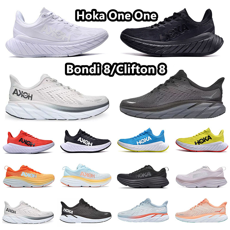 

Hoka One Bondi Clifton 8 Running Shoe Athletic Shock Road Shoes Breathable and Lightweight Sneakers for Men and Women, Item#35
