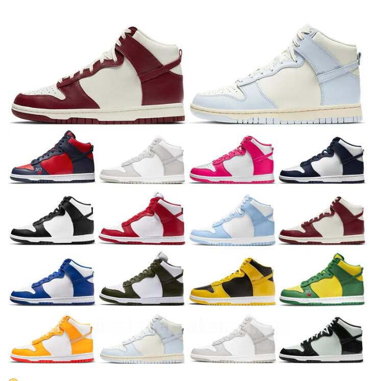

High 2023 Sbdunk Men Women Casual Running Shoes Championship Navy Panda Crimson Tint Dark Russet Game Royal Syracuse Mens Trainers Sports Sb Dunks High Sneakers
