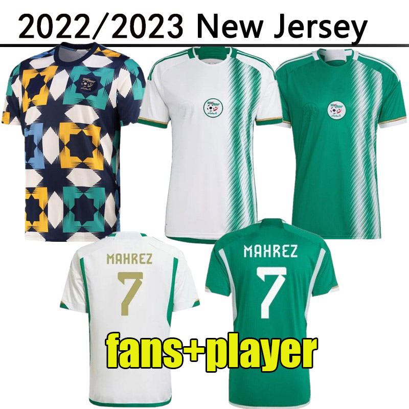 

Algerie Player version 2023 2024 Soccer Jerseys MAHREZ FEGHOULI BENNACER ATAL 22 23 Algeria football shirt men maillot de foot Training suit