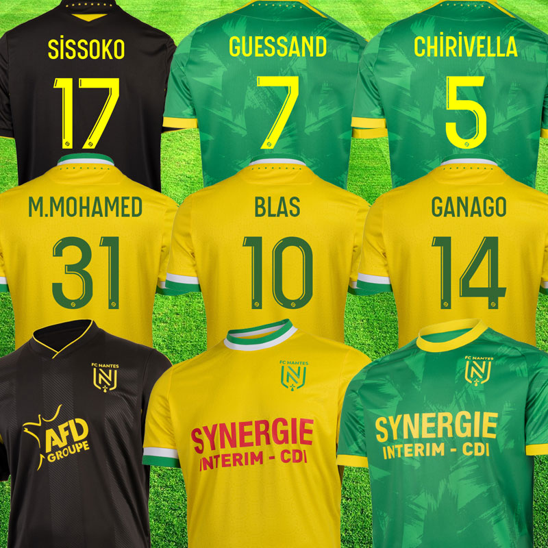 

Nantes Pre Match 23 24 soccer jerseys 2022 2023 2024 football kit tops shirts men kids Equipment women uniform, Away