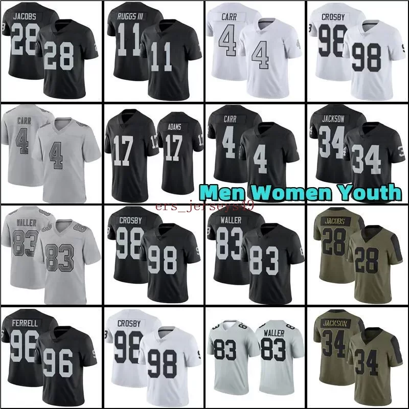 

Raideres Davante Adams Las Jersey Vega Darren Waller Derek Carr Maxx Crosby Jersey Hunter Renfrow Josh Jacob Trayvon Mullen Woodson Jimmy Garoppolo Football Jersey, Men jersey3