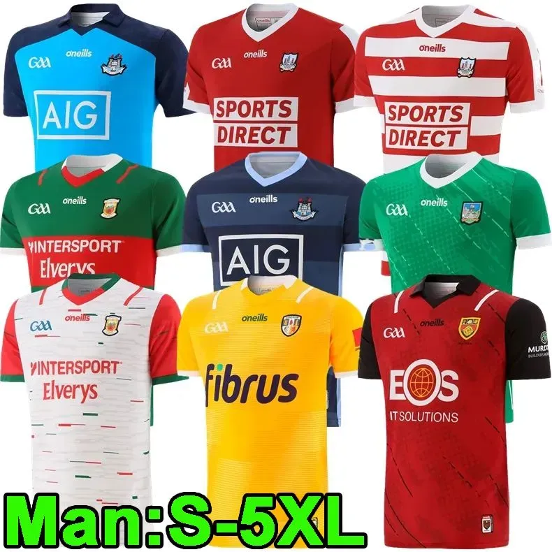 

2023 Limerick Cork Dublin GAA jerseys 22 23 Down Louth Antrim Wicklow MAYO Hurling Derry retro Cork classic home away shirt S-5XL 666, Yellow