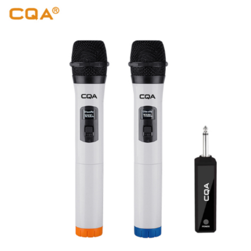 CQA UHF Long Range Wireless Ktv Magic Sing Along Karaoke Microphone for Teacher Set Type Diaphragm Style Model Number Transducer-image-850446435
