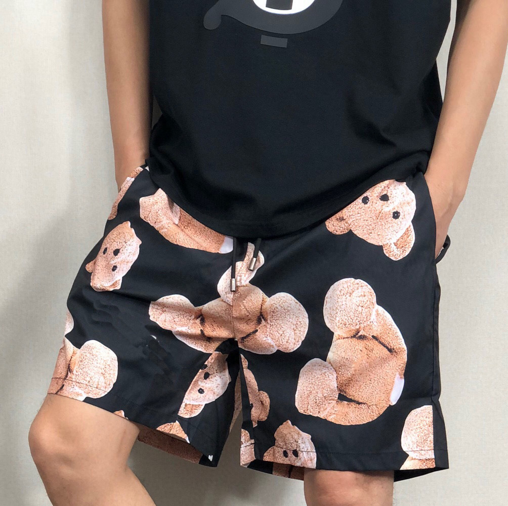 

Fashionable Quick Dry Angel Shorts for Men and Women Men's Designer Shorts Guillotine Bear Print Beach Shorts Truncated Bear Angel Tees Angel Shorts