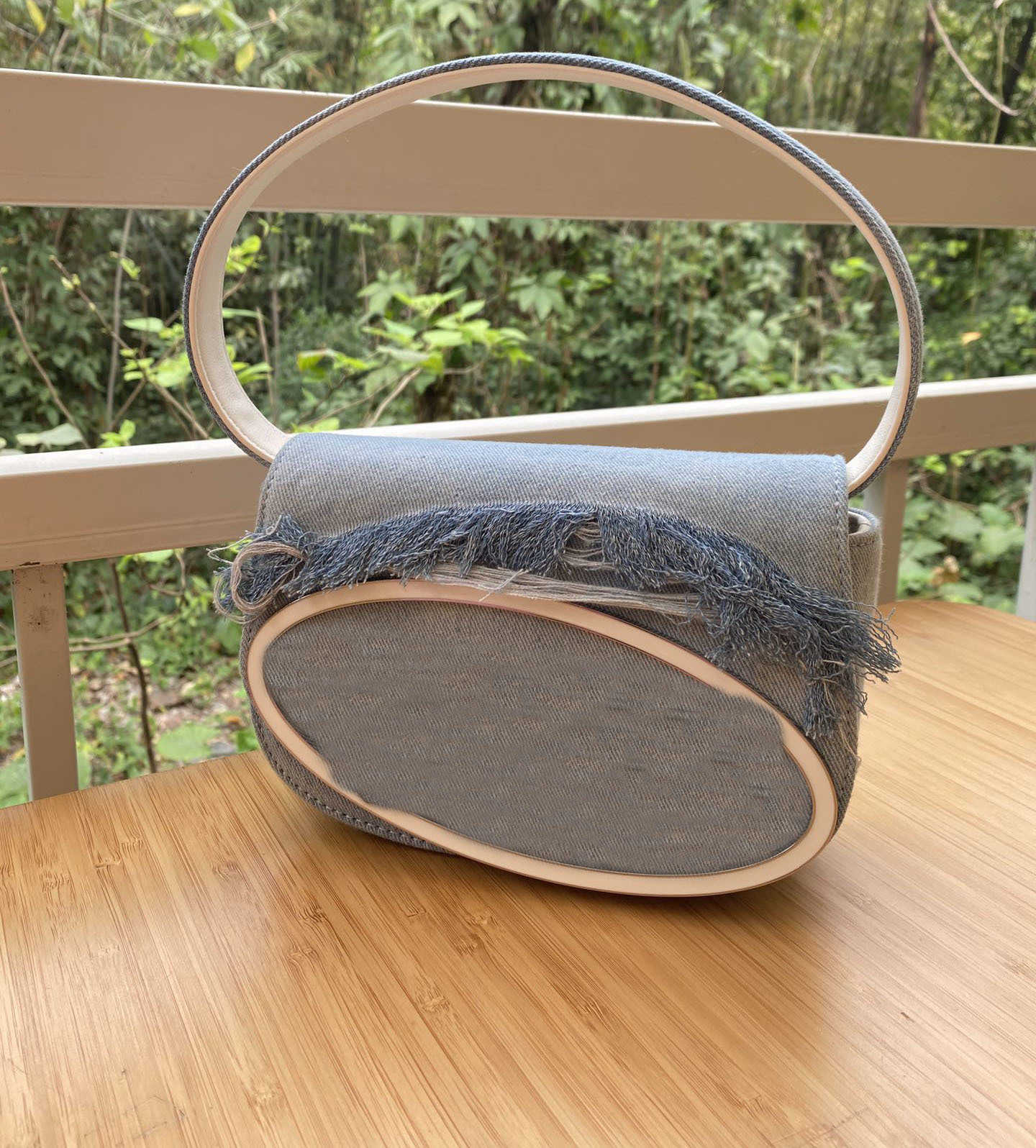 

Shoulder Bags Luxury Women Handle handbags Purse Half Round Design Leather Underarm Flap Denim Shoulder Bag Fashion Handbags 2 sizes 220616, Multi-color