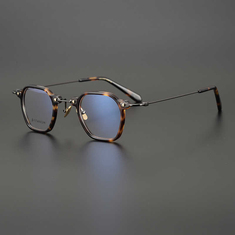 

Sunglasses 2023 new Limited Japanese high-grade irregular glasses full frame literature Art Square myopia men and women with height number trend
