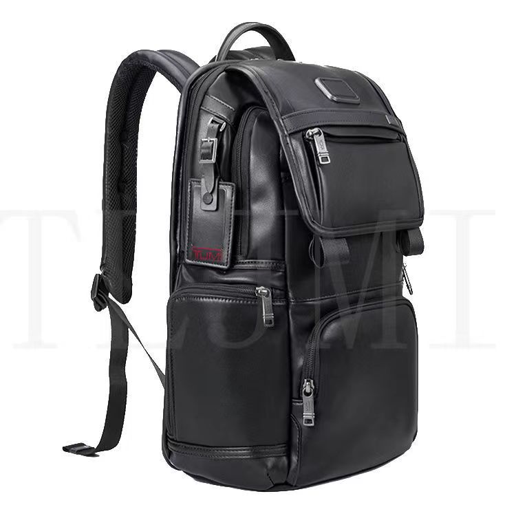

Tuming shoulder TUMI bag backpack male and female leather business computer bag one-shoulder portable travel large-capacity business trip bag, Black
