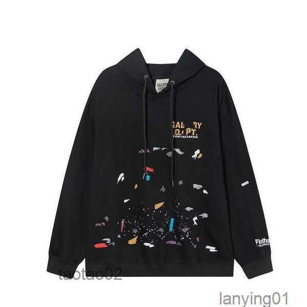 

Men's Hoodies Sweatshirts Designer Sweaters Galleryes Streetwear Dept Branded Splash Ink Graffiti Print Women's Autumn Co Winter Loosert72, 13