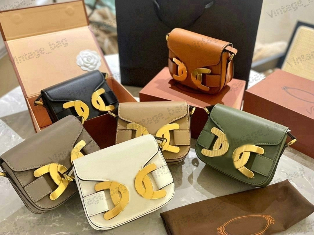 

Women Mini Crossbody Bag Leather Flap and Magnet Closure Letter Hardware Designer Brand Shoulder Messenger Bags Multi Color Satchel