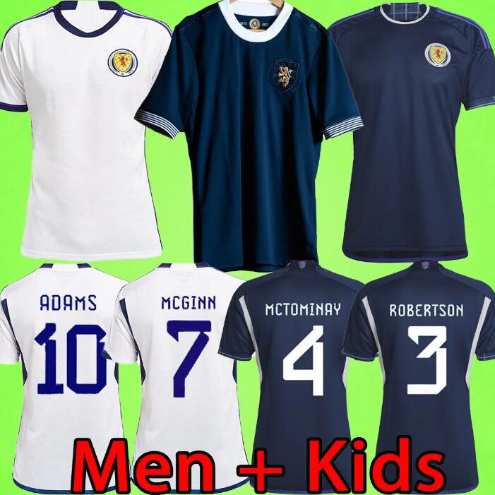 

2022 2023 Scotland Soccer Jerseys 150th anniversary John McGinn Scott McTominay Andy Robertson FRASER ADAMS HANLEY DYKES men kids kit home away football shirts, 22 23 home aldult epl