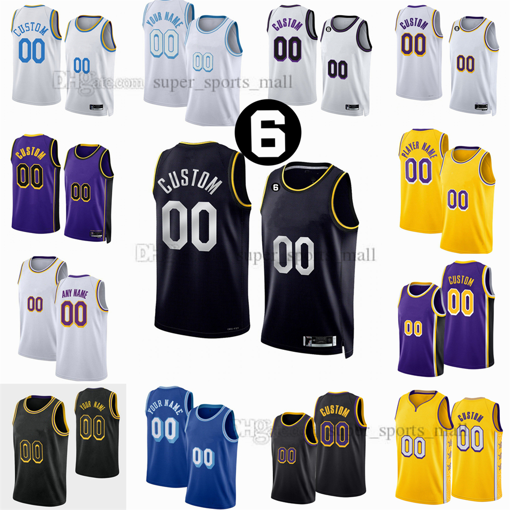 

Printed 2023 Basketball Jerseys 6 James 3 Anthony 1 D'Angelo Davis Russell 5 Malik 12 Mo Beasley Bamba 28 Rui 7 Troy Hachimura Brown 15 Austin Reaves Jersey, Printed(with team name)