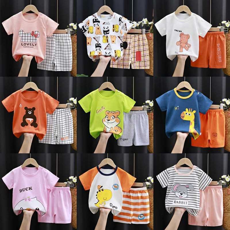 

Clothing Sets Piece Set Kids Clothes month To years Old Baby Boy Tshirtshorts cottton Pullover Summer Children's Outfits Baby Costume P, Randomboy