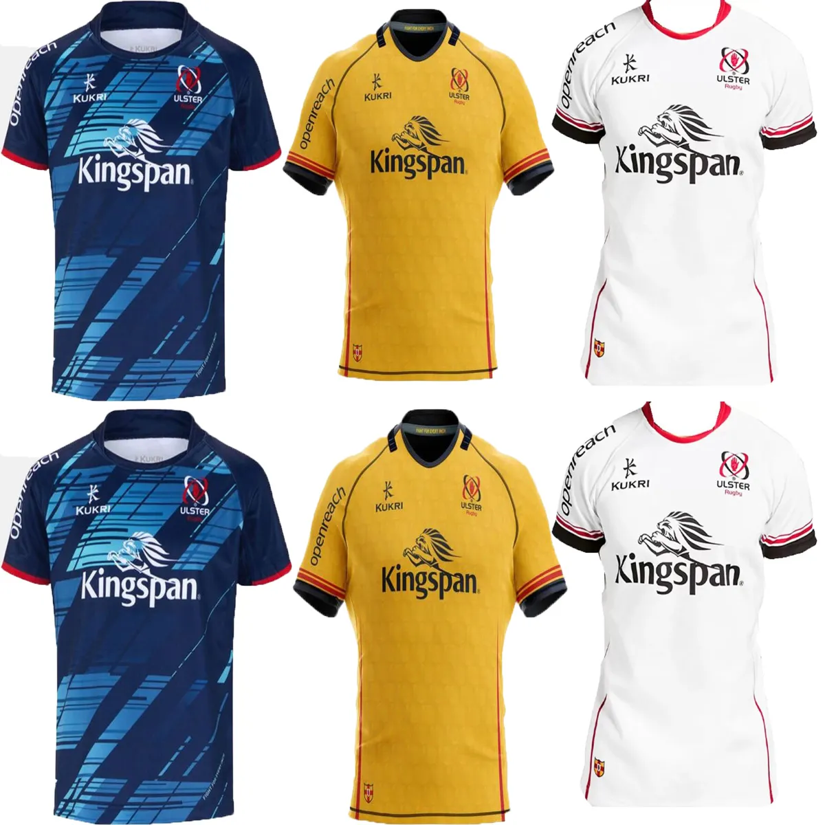

5XL2022 2023 Ulster rugby jersey 21 22 23 home away European shirt 666, Beige