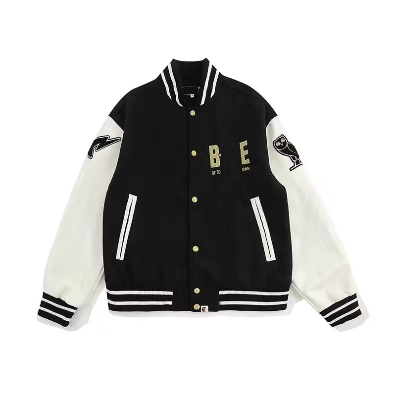 

Men Designer fashion jacket Jesus embassy saint baseball street wear patchwork letter asap rocky harajuku college varsity bomber coat couples letter
