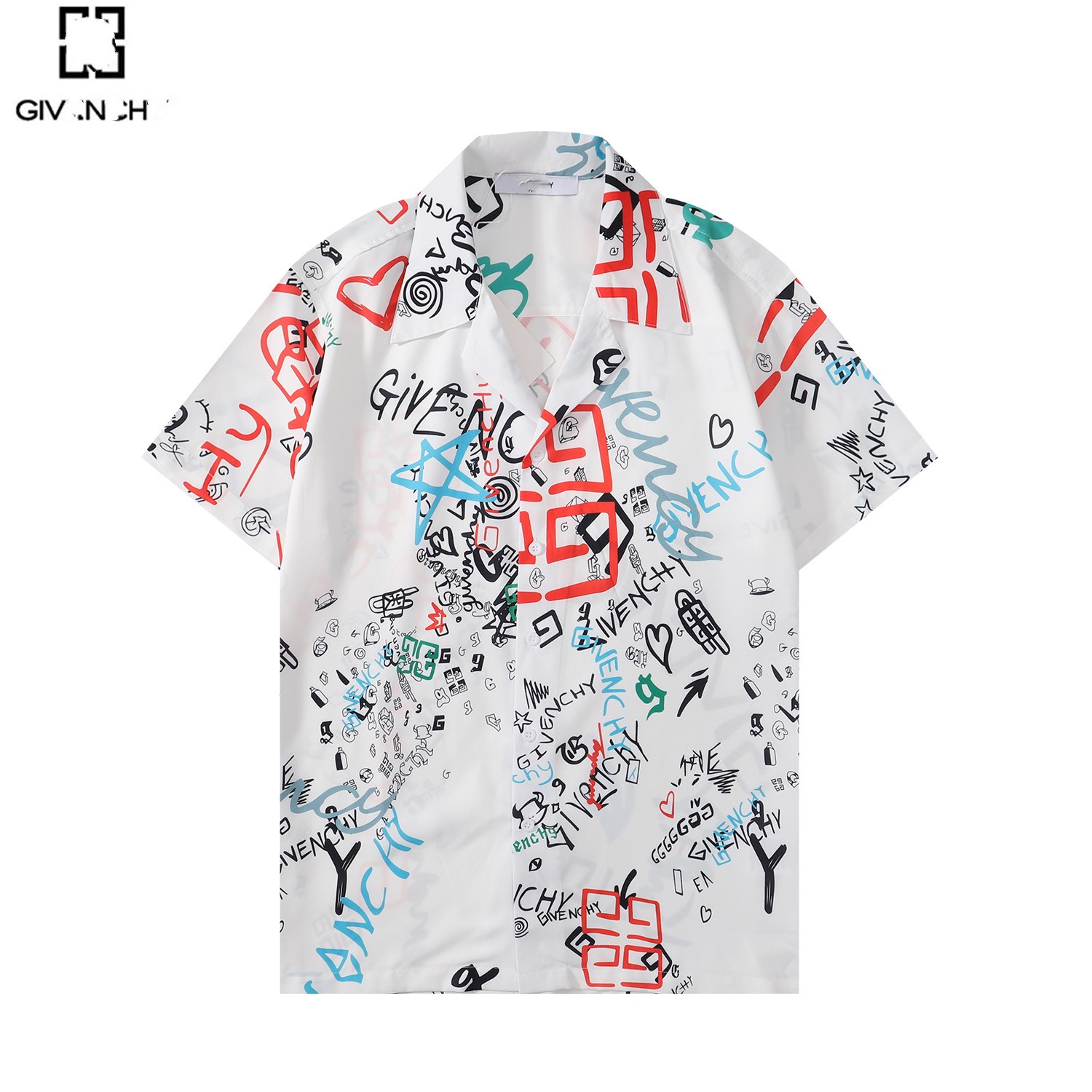 

2023Men's Casual Shirts Spotted Pattern WACKO MARIA HAWAIIAN SHIRT Men Women T-Shirt Beach Top Tees Oversized cx2 HUIF, 12