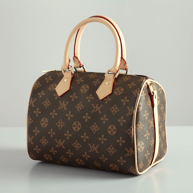 

High Quality Women Leather Handbags Wallet Shoulder Bags shopping tote bags Pillow Handbag Purse Crossbody Bag boston Women Messenger Bag, Brown