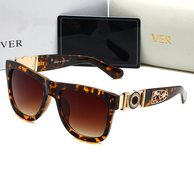 

Fashion Sunglasses Designer Full Frame Summer Beach Head sign Glasses Mens Women 5 Color Optional Good Quality