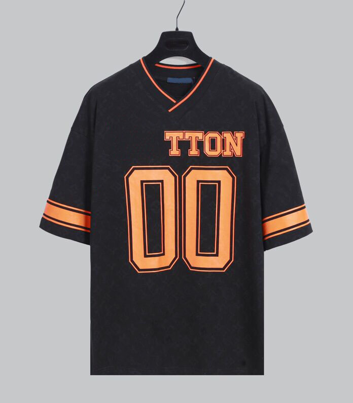 

2023SS man high street T shirt cotton short-sleeved fashion men and women short T-shirt couple models men and women cotton crewneck printed short sleeve b8z366, Black