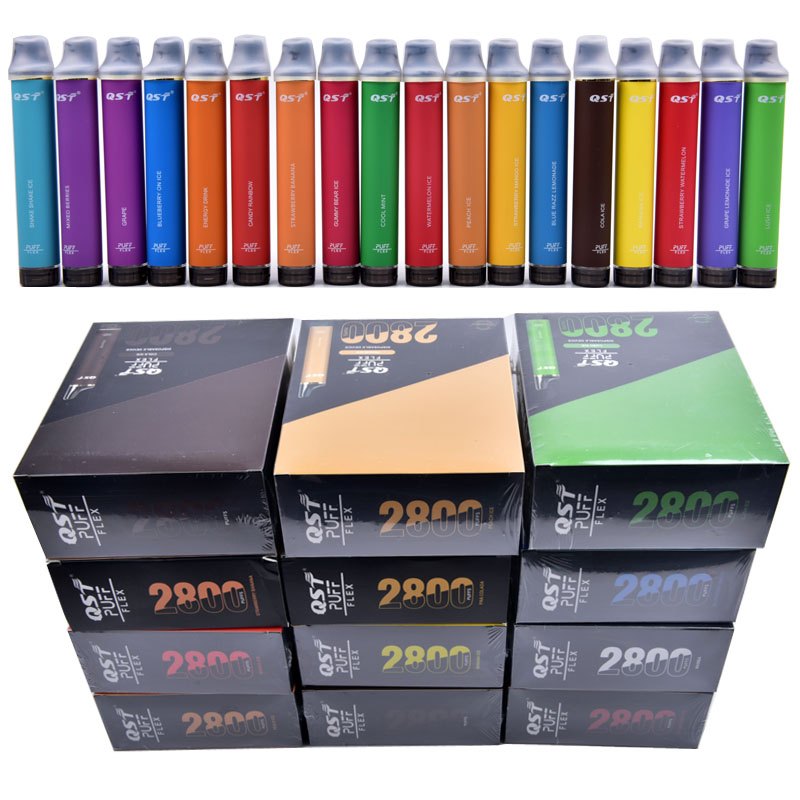 

PUFF Flex 2800 Puffs Disposable Vape Pen 2% 5% 0% E-cigarettes 850mAh Battery Pods Cartridge Pre Filled Portable Vapor Devcice