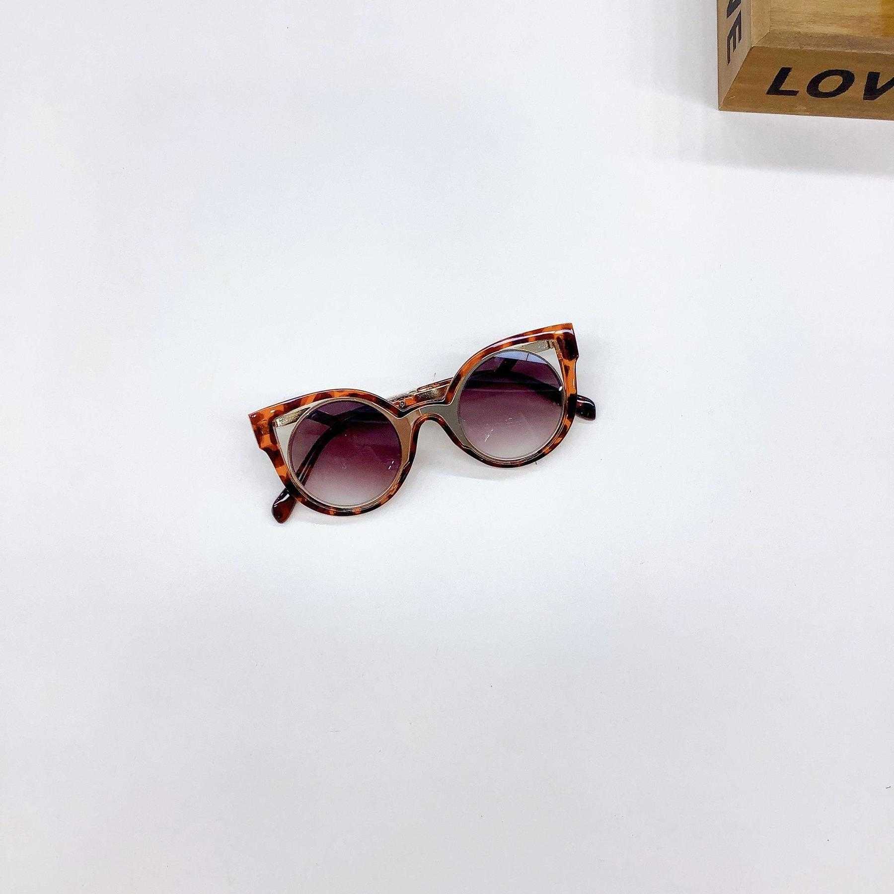 

Retro Style Kids Sunglasses Fashion Travel Uv Protection Baby Glasses