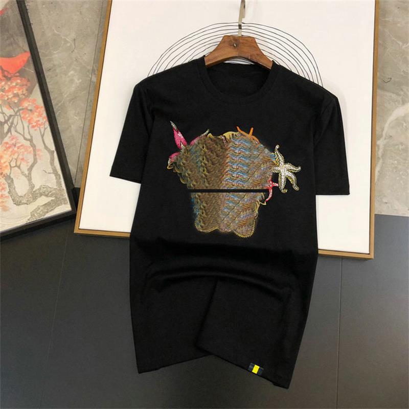 

2022 Summer Mens Designer T Shirt Casual Man Womens Tees With Letters Print Short Sleeves Top Sell Luxury Men Hip Hop clothes, Black