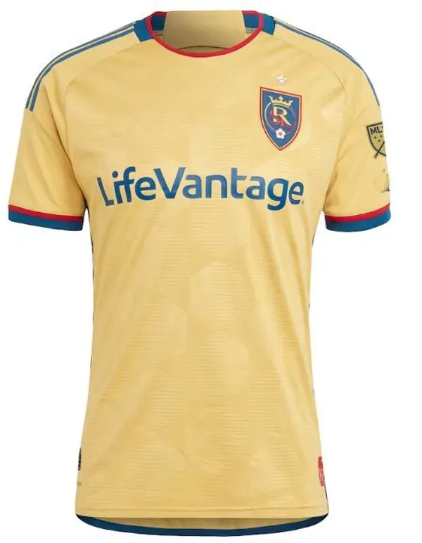 

2023 Real YELLOW Salt Lake AWAY soccer jerseys fan man 23 24 SAVARINO 10 GLAD 15 KREILACH 8 jersey football shirts, 23 24 away fans