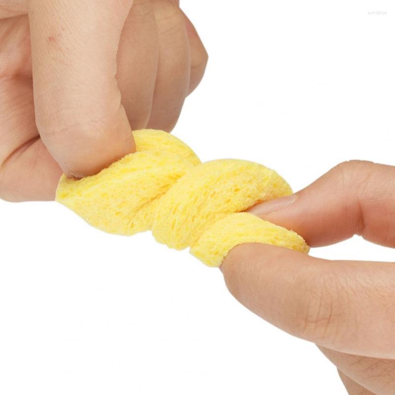 

Makeup Sponges Washable Durable Wood Pulp Cotton Sponge Solid Color Remover Reused For Home