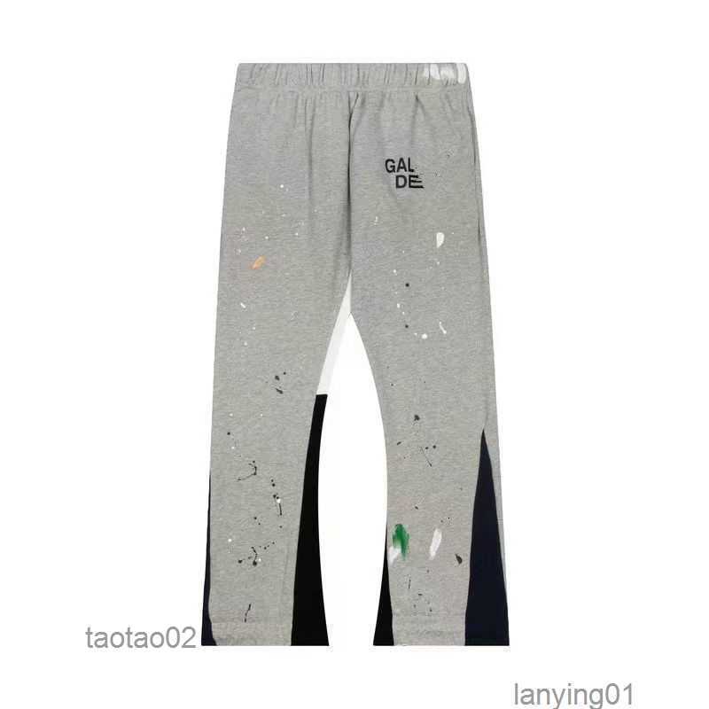 

Men' Pants Shangjiu Autumn and Winter New High Street Trend Galleryes Depts h Painted Splash Print Men Women' Casual6v3ttd9rsepr, Orange