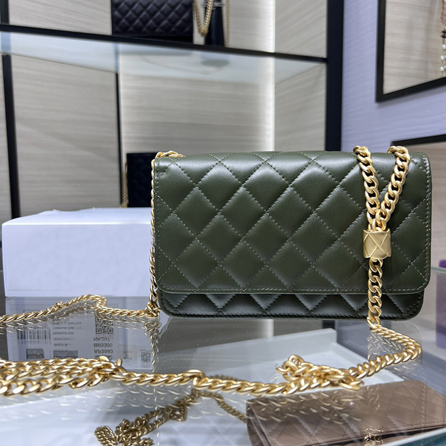 

1:1 Quality Designer Fashion Flap Bag 19CM Luxurious Genuine Leather Crossbody Bag With Box MC180