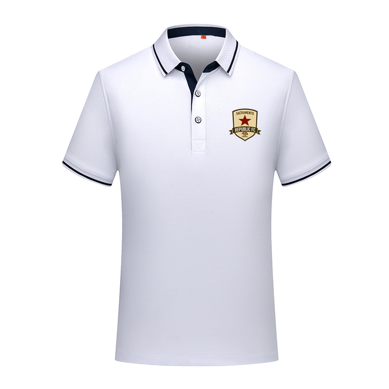 

Casual Sacramento Republic FC Mens Polos Summer Men Business Fashion Top Men's sports Run Short Sleeve soccer Polo Shirts football training PoloShirt Asian Size S-6XL, Fruit green