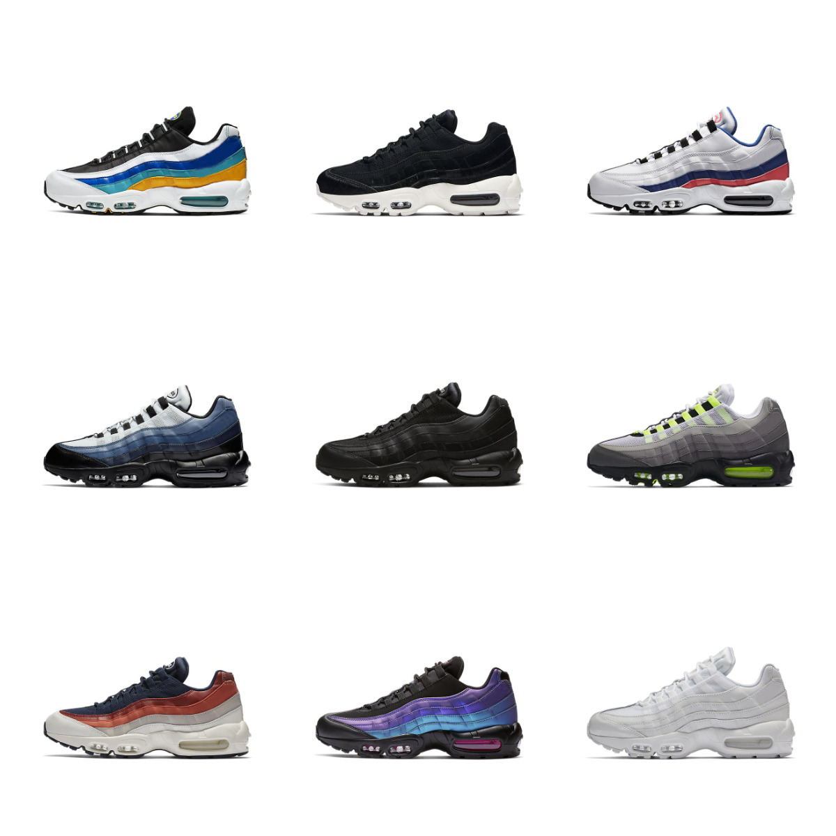 

Designer 95 airmaxs men running shoes 95s Triple Black white Worldwide air Bordeaux Neon Throwback Future Club max mens womens trainers sports sneakers runners, Color 14