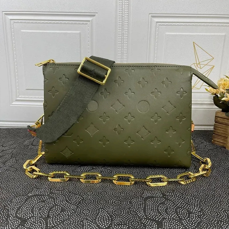 

M57790 new designer crossbody bag female real leather shoudler bag with chain cow leather tote bag for lady free shipping, Beige