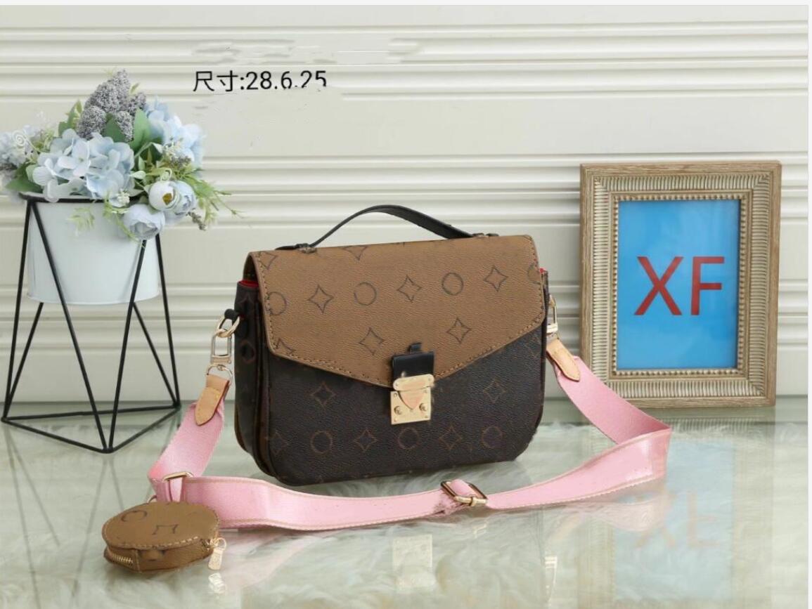 

Lady designer handbag Classic Women Shoulder Bag Purse Fashion women messenger bag leather shoulder crossbody bags tote 2-piece set shopping purse clutch, Packing bag