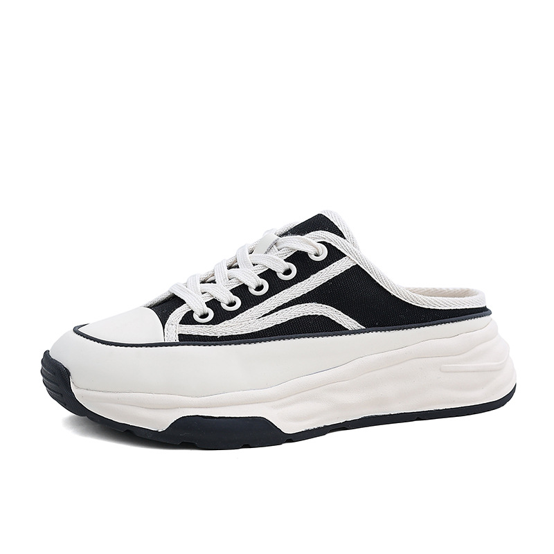 

Designer Womens Mens Tread Slick Boots Leather Canvas Rubber BLOW Round Toes Platform Lining Rest shoes platform boots size Eur35-40, Black