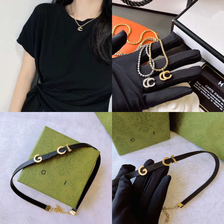 

Designer High End Necklaces 18k Gold Plated Delicate Pendant Necklace Luxury Jewelry Accessories For Women Design Long Chain Selected Fashion Gift Christmas