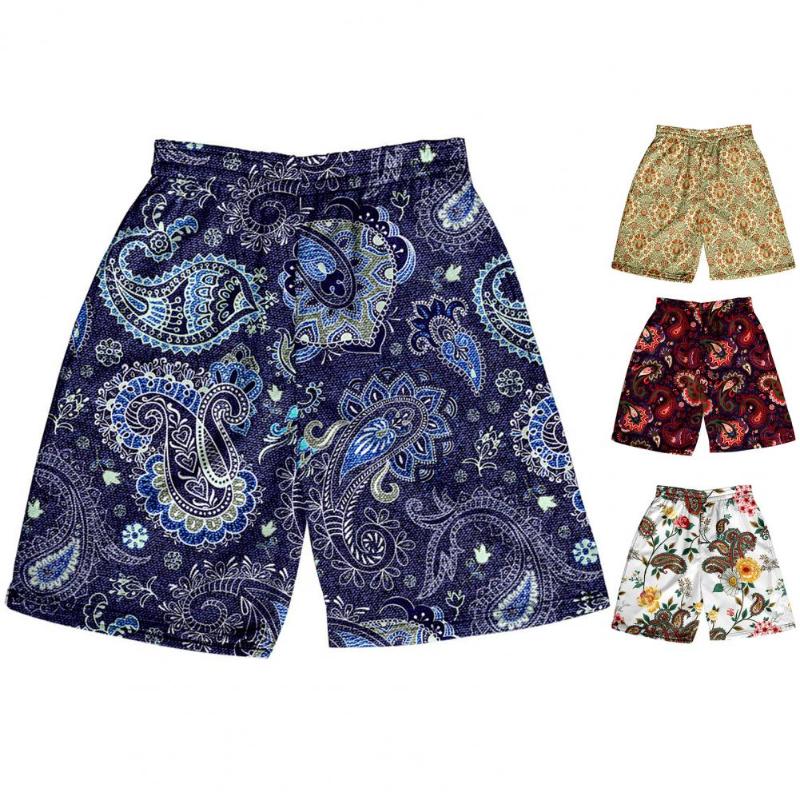 

Men's Shorts Swimming Beachwear Men Lightweight Colorafst Terrific Leisure Beach ShortsMen's, White