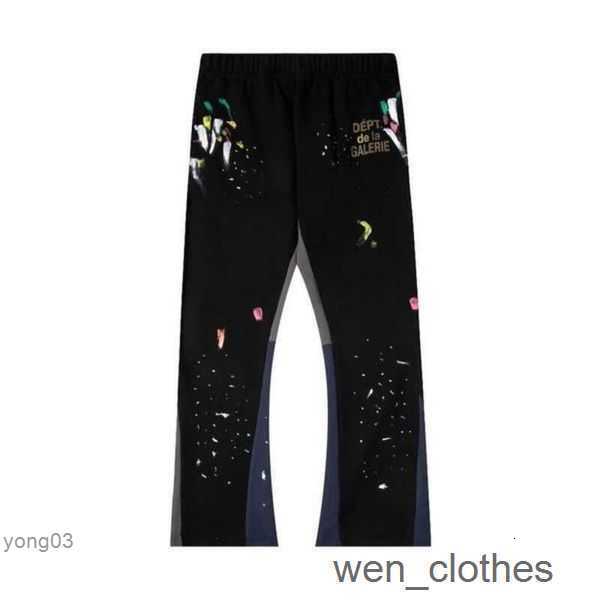 

Galleryes Men's Jeans Designer Sweatpants Sports Pants Ink Splashing Graffiti Loose Flare Virgil Non Stitching Ozpr5jf6 9 Depts At62, G18 white 380g cotton high quality