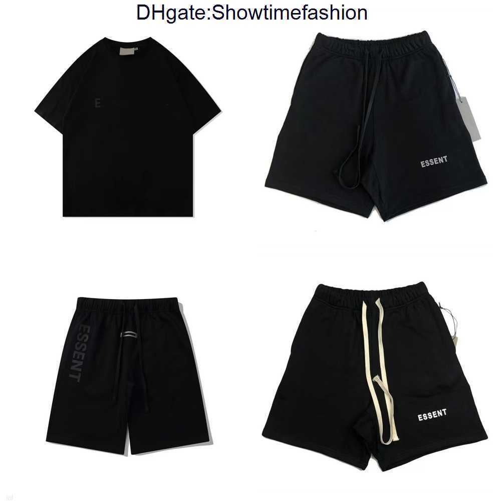 

Ess Designer Mens T-Shirts Chest Letter Laminated Print Tide Short Sleeve High Street Loose Oversize Casual T-shirt 100% Pure Cotton Tops 1VBV, Ivory