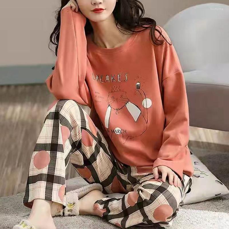 

Women's Sleepwear Youth Girls Summer Fashion Pajama Sets Pink Heart Printing For Women Soft Cotton Round Collar Solid Leisure Pjs, Color 6