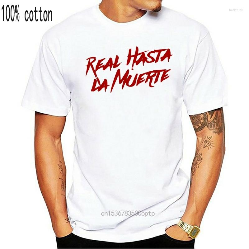 

Men's T Shirts Anuel Real Hasta La Muerte White T-Shirt Free Tee Hoodies