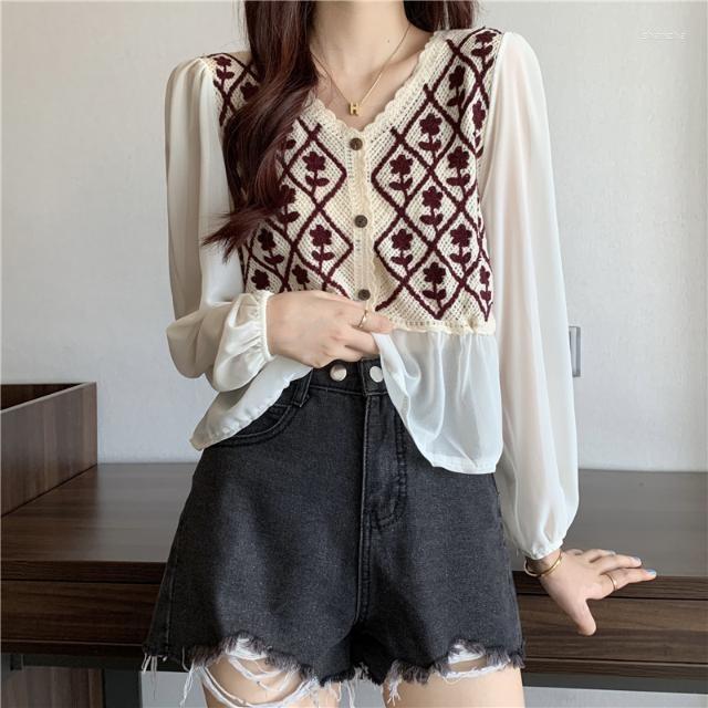 

Women' Blouses Loose Blouse Women Vintage Clothes For Tops Shirts, Green